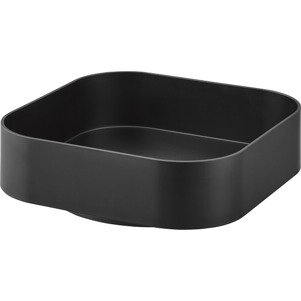 回転式収納ラックスクエア  ブラック