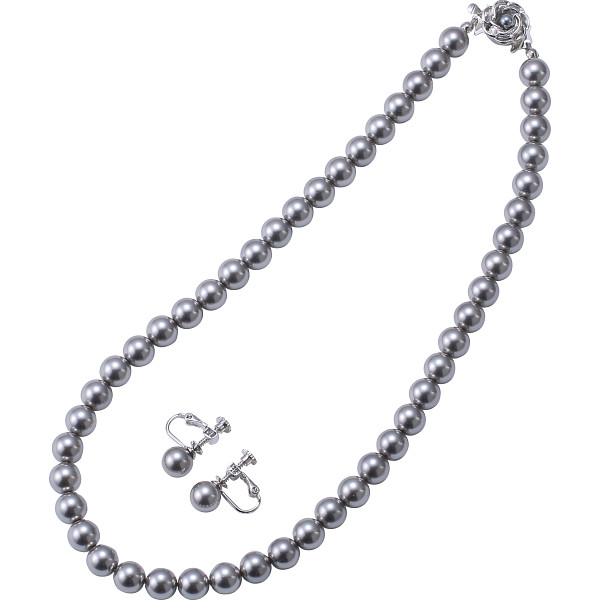 ネックレス２点セット  グレー