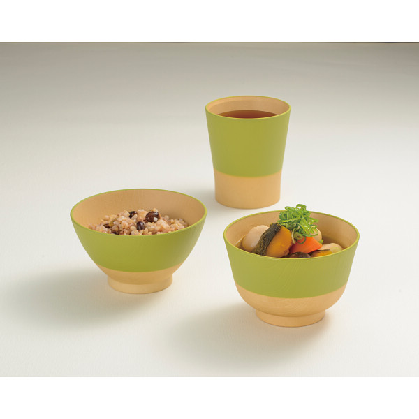 やさしい彩り　むつみ揃  うぐいす色