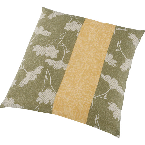 座布団カバー４枚セット  グリーン