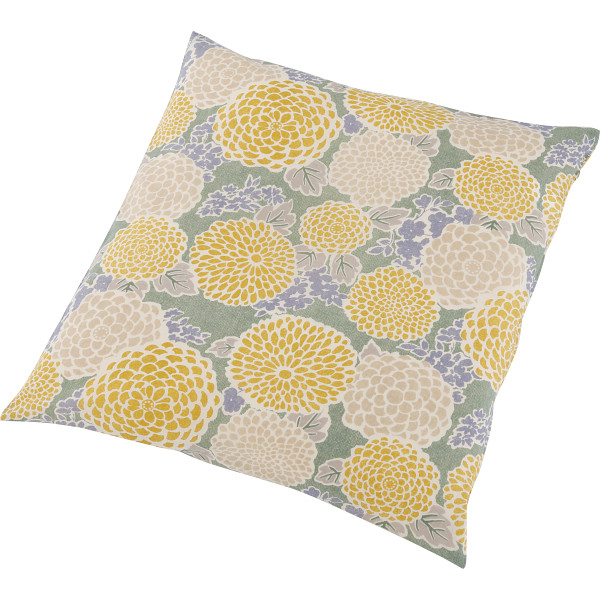 座布団カバー４枚セット  グリーン