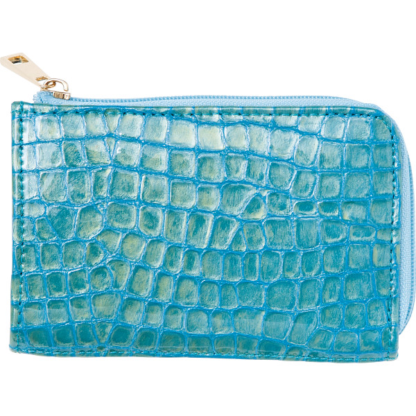 マデーラ　キーリング付き小銭入れ  ブルー