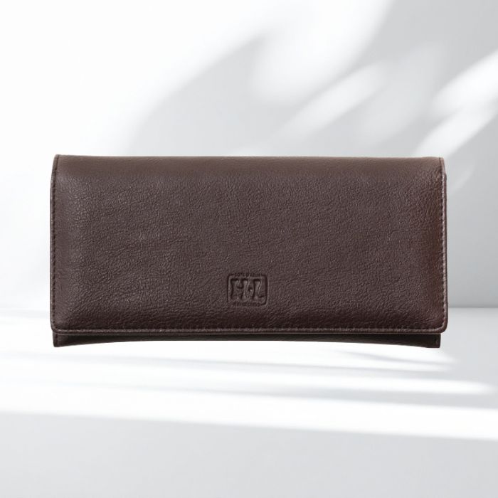 アッシュ・エル　長財布  ブラウン