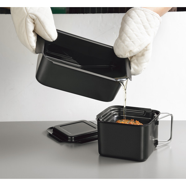 ポコフリット　角型オイルポット（８００ｍｌ）