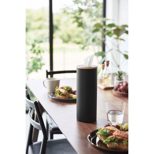 ボトル型ティッシュケース  ブラウン