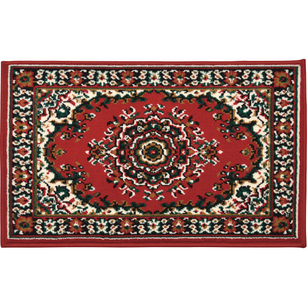 ウィルトン織マット  レッド