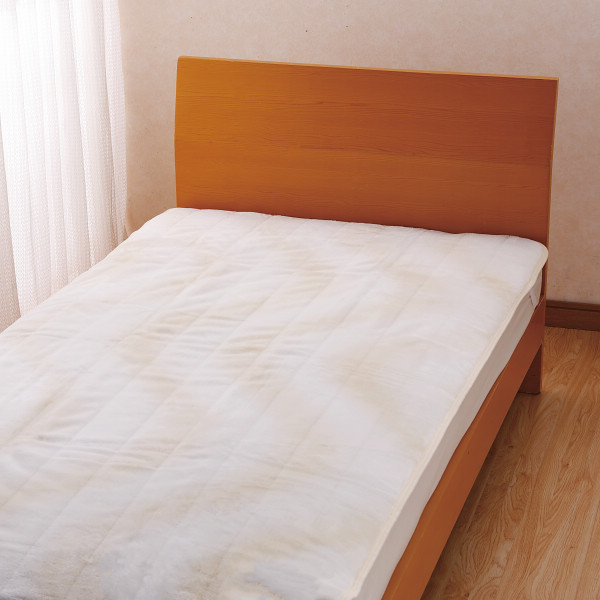 あったかオーロラ敷パット  ベージュ