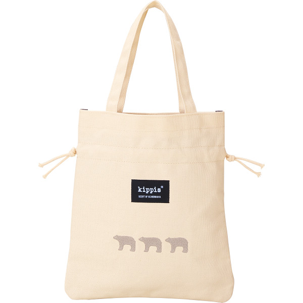 キッピス　キンチャクミニトートバッグ  オフホワイト