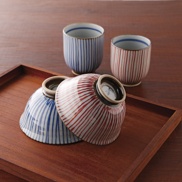 波佐見焼　千筋　睦揃