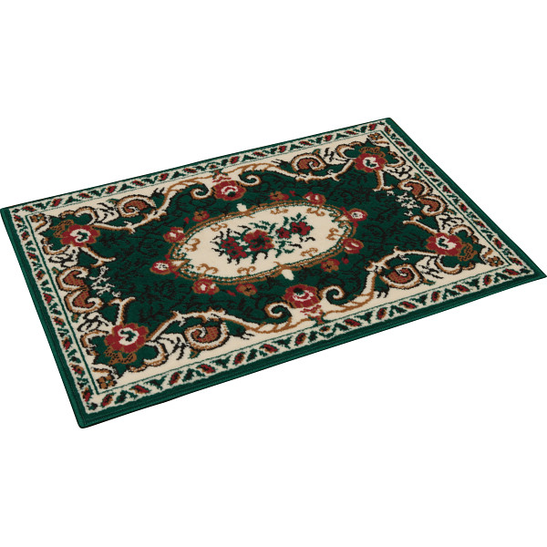 ウィルトン織マット  グリーン