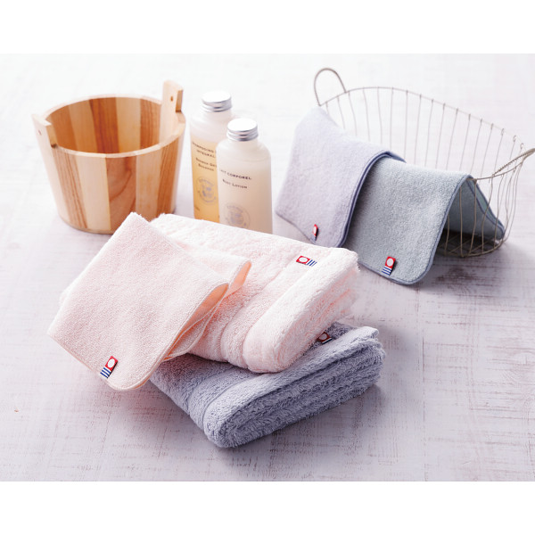 はぐくむたおる　フェイス・タオルハンカチセット（色おまかせ）