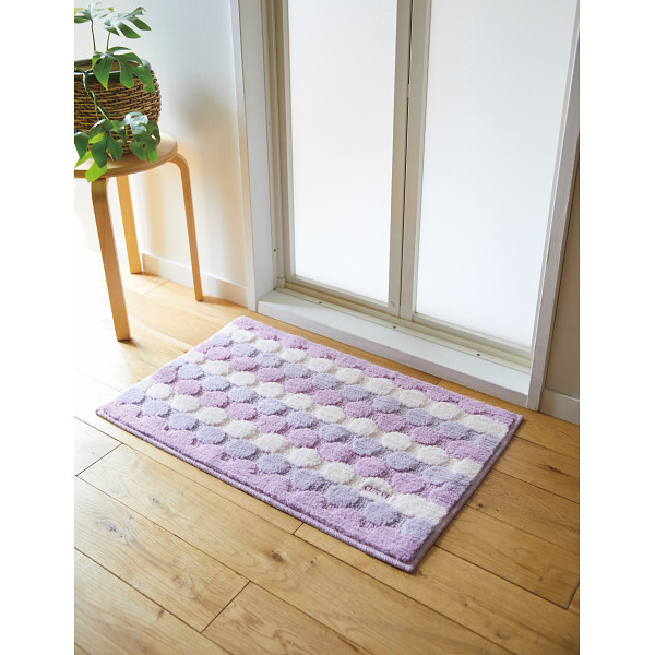 チェルベドット大判バスマット　  パープル