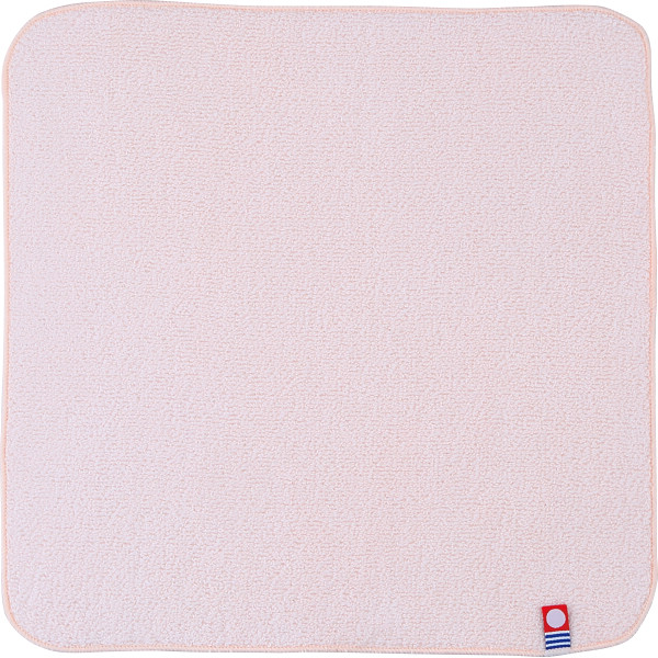 はぐくむたおる　タオルハンカチ１０枚セット  ピンク