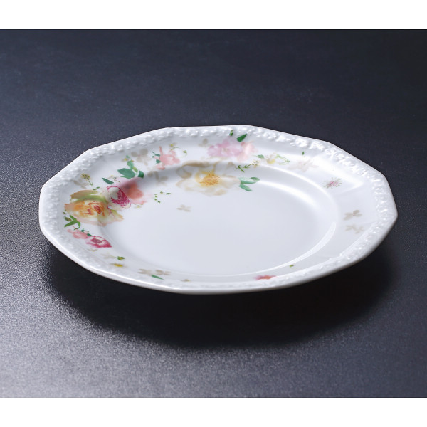 ローゼンタール　マリアピンクローズ　プレート１９ｃｍ