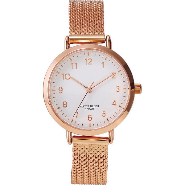 １０気圧防水ベルトウオッチ  ピンクゴールド