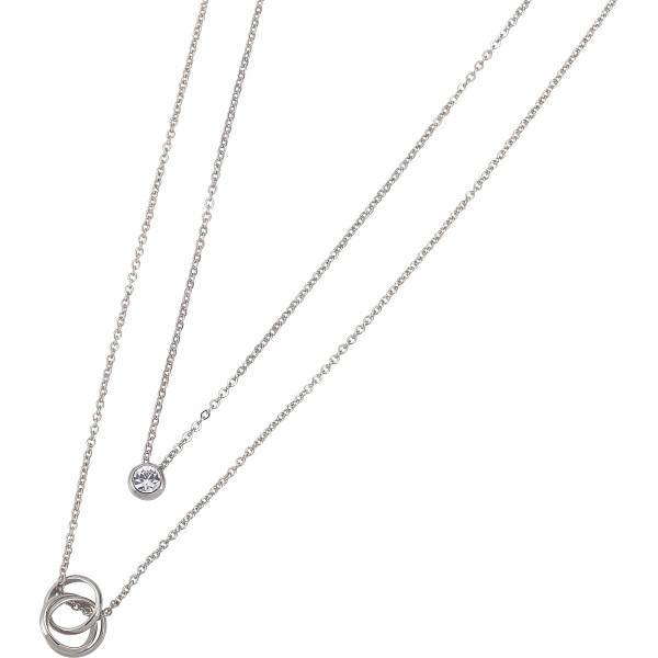 ジョルジュ・レッシュ　レイヤードネックレス  シルバー