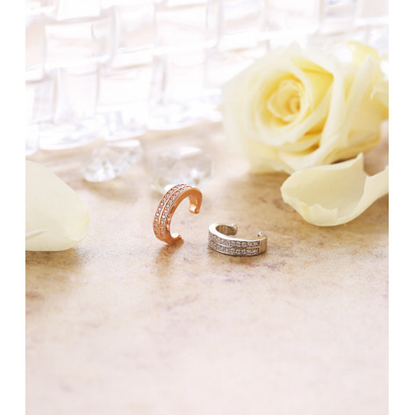 イヤカフ　片耳用  ピンクゴールドカラー