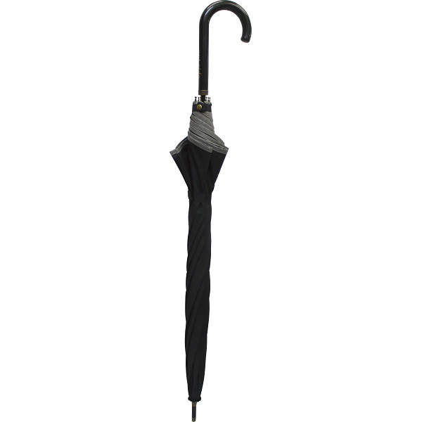 アウトサイド　丸ミニ傘＆長傘セット  ブラック