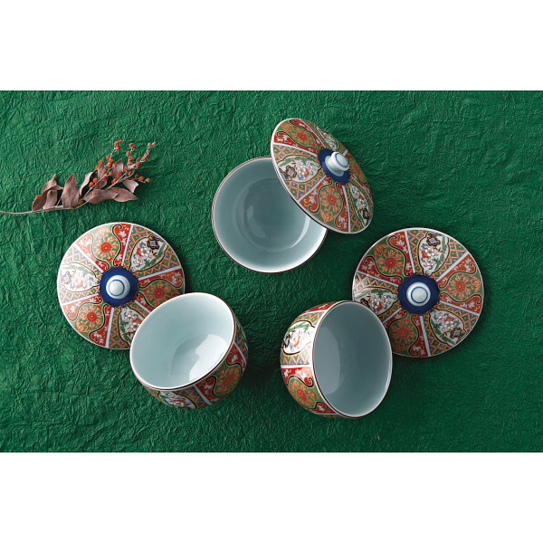 波佐見焼　錦古伊万里様式　汲出５客揃