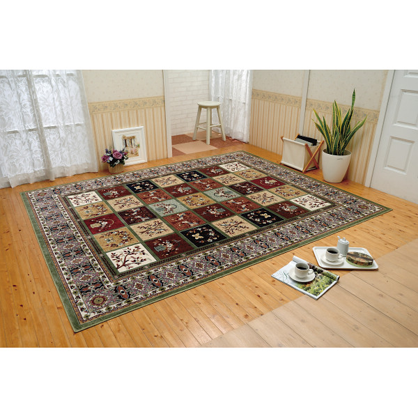 ベルギー製多色織なめらかタッチカーペット