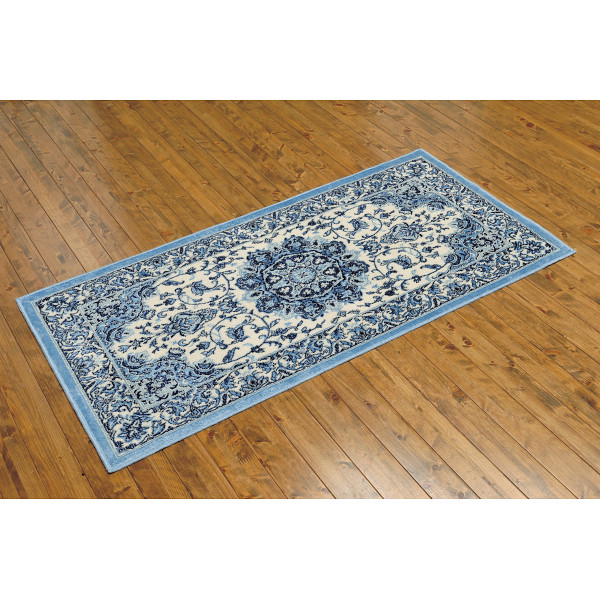 ベルギー製なめらかタッチマット  ブルー