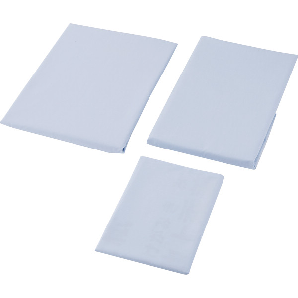 掛・敷ふとんカバー＆ピロケースセット（無地カラー）  ブルー