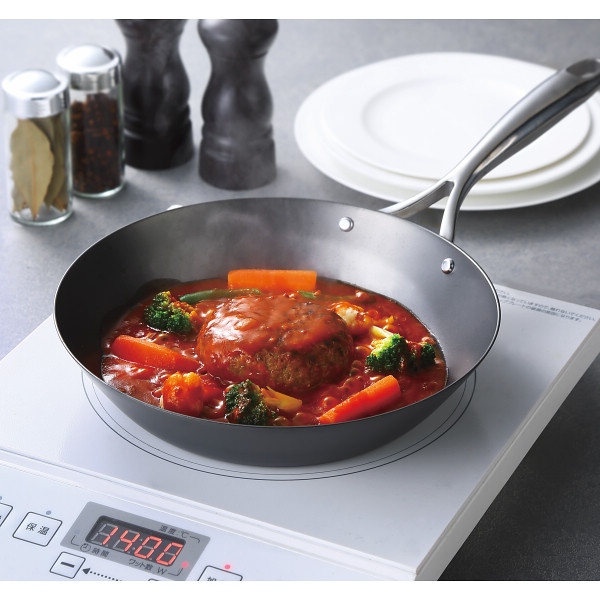 窒化加工　鉄フライパン（２４ｃｍ）