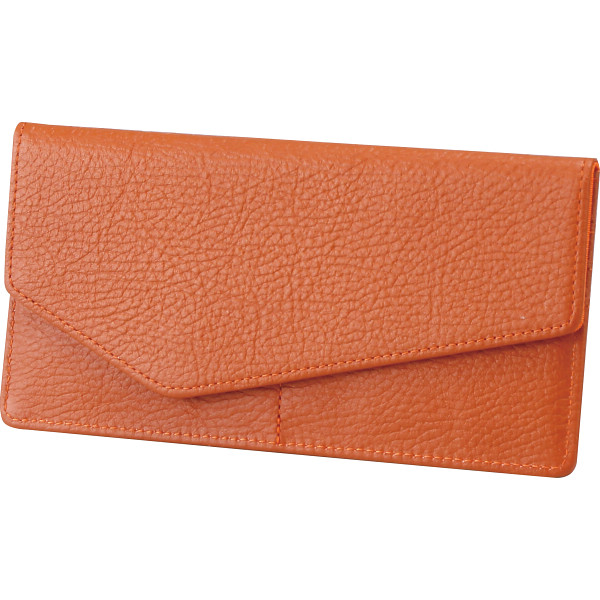 牛革スリム長財布  キャメル