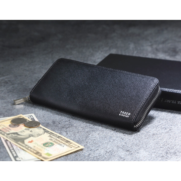 タケオキクチ　ラウンドファスナー財布