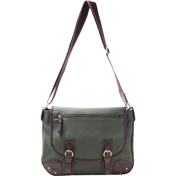 アッシュ・エル　カジュアルショルダーバッグ  カーキ