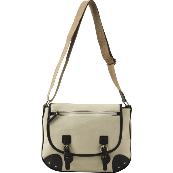 アッシュ・エル　カジュアルショルダーバッグ  ベージュ