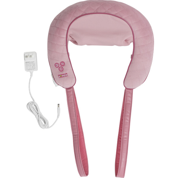アルインコ　コードレス首マッサージャー　トリコ  ピンク