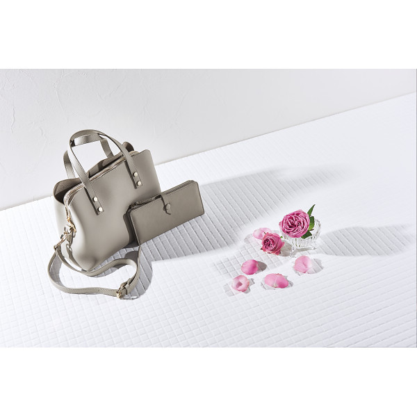 ロレッタルル　ウォレット付き２ＷＡＹショルダーバッグ  ブラウン