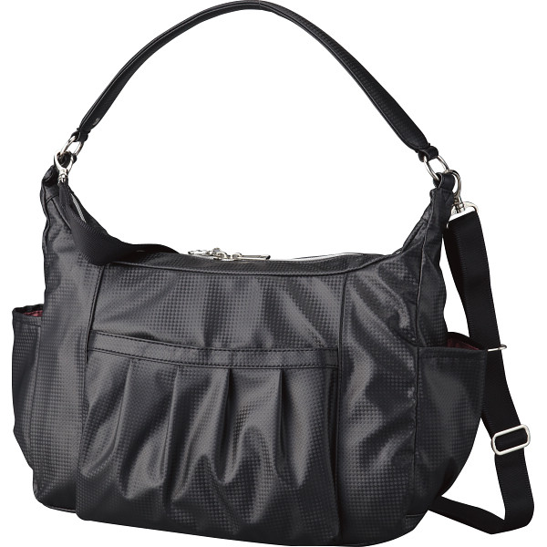 ユキコハナイ　ポリカルフィット　ショルダーボストン  ブラック