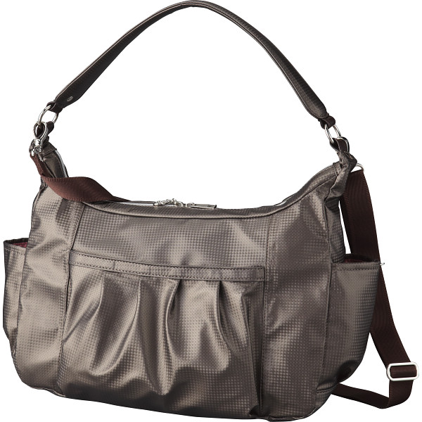 ユキコハナイ　ポリカルフィット　ショルダーボストン  ブロンズ