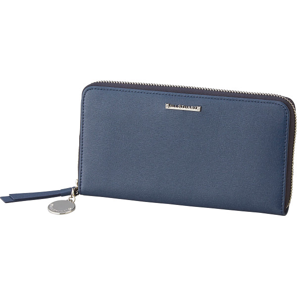 ジルスチュアート　ラウンドファスナー長財布  ネイビー
