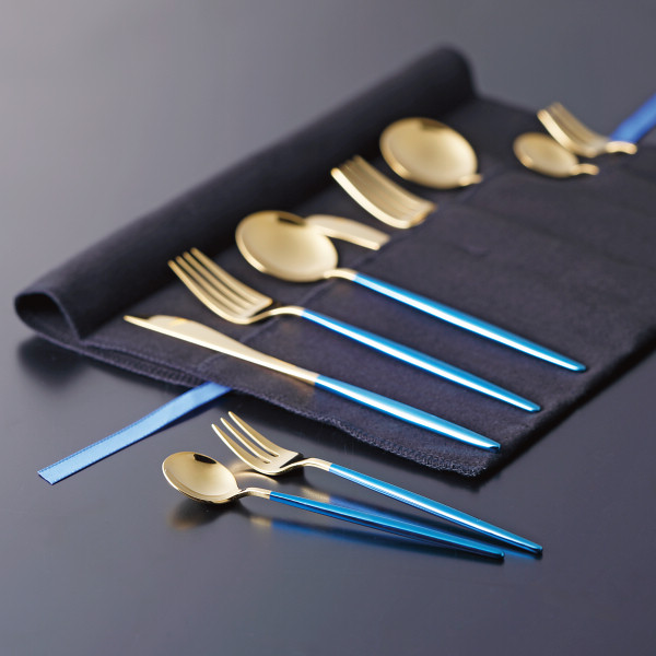 ポルト　ディナー１０本セット（金メッキ）