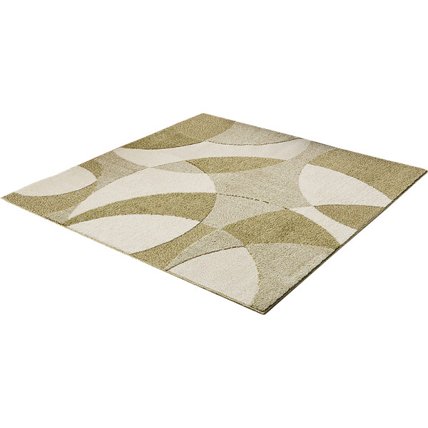 国産高機能ラグ　ジャスト  グリーン