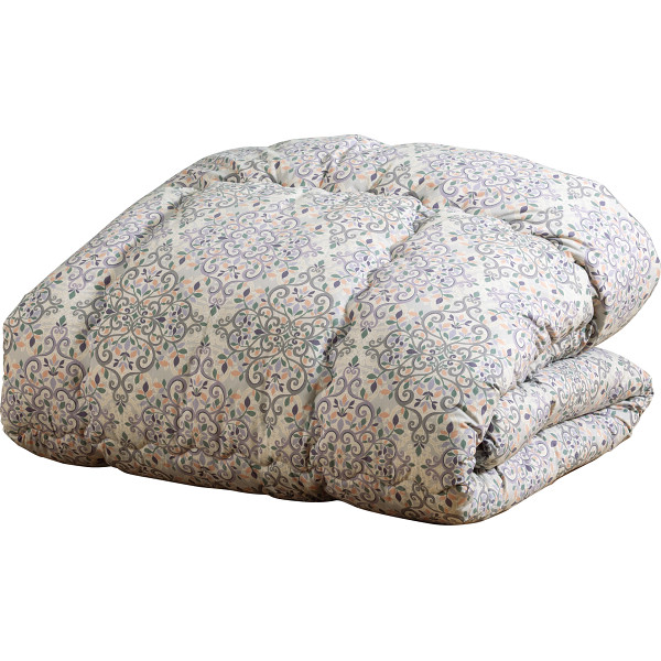 ウール１００％掛けふとん  カーキ系