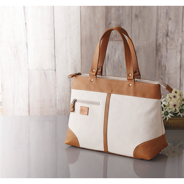 ＨａＬ　倉敷産帆布×姫路レザー　ベーシックトート