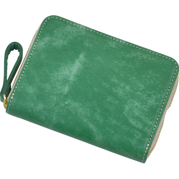 豊岡財布　コンパクト財布  グリーン