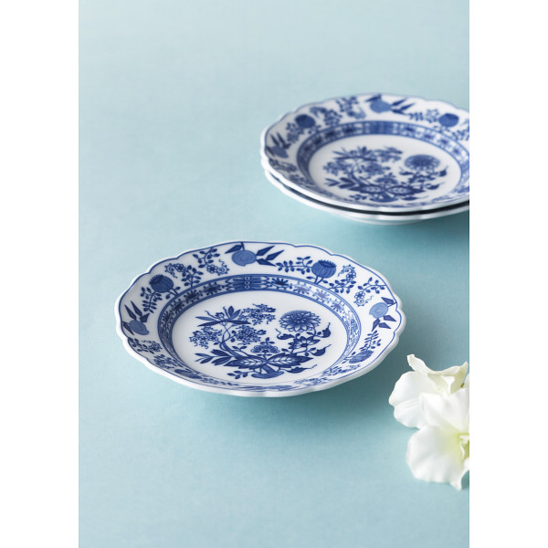 フッチェンロイター　ブルーオニオン　プレート５枚セット