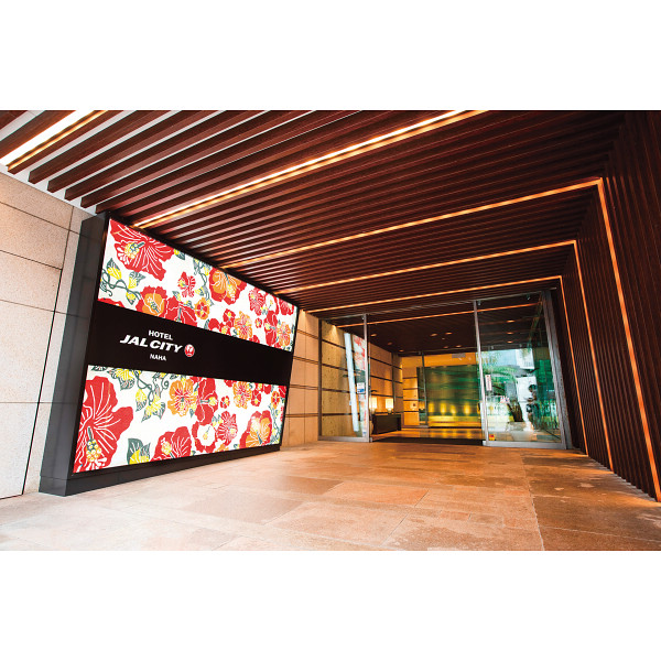 ホテルＪＡＬシティ那覇＆工房　ちゅらうみ家　１泊食事なし宿泊＋紅型コットンバッグ製作体験２名様