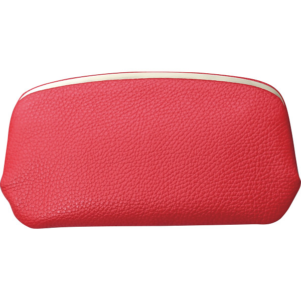 良品工房　日本製牛革天溝がま口財布　