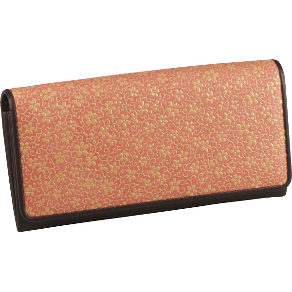 日本製　草木染　印伝　束入れ  ピンク