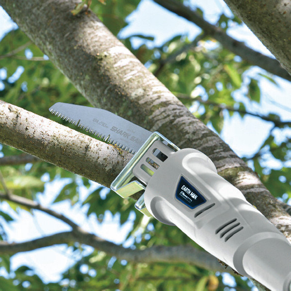 アースマン　充電式ポールヘッジトリマー＆ガーデンソーセット