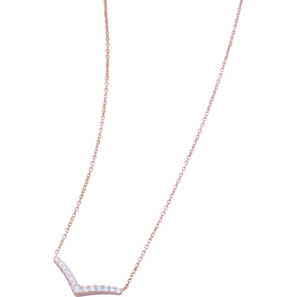 ラインペンダント  ピンクゴールドカラー