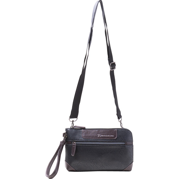 アーノルド・パーマー　財布機能付きショルダーバッグ  ブラック