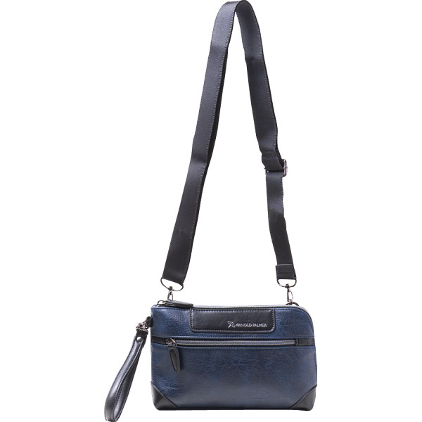 アーノルド・パーマー　財布機能付きショルダーバッグ  ネイビー