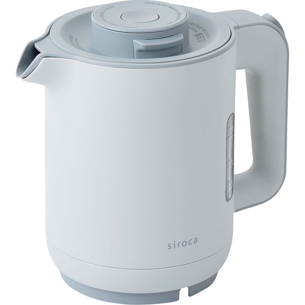 シロカ　蒸気セーブ電気ケトル  グレー